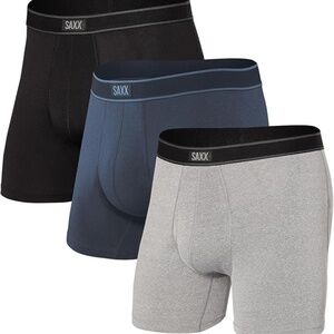 SAXX Underwear Co. Men's Daytripper Comfort Stretch Boxer Brief Fly 3 Pack 4XL
